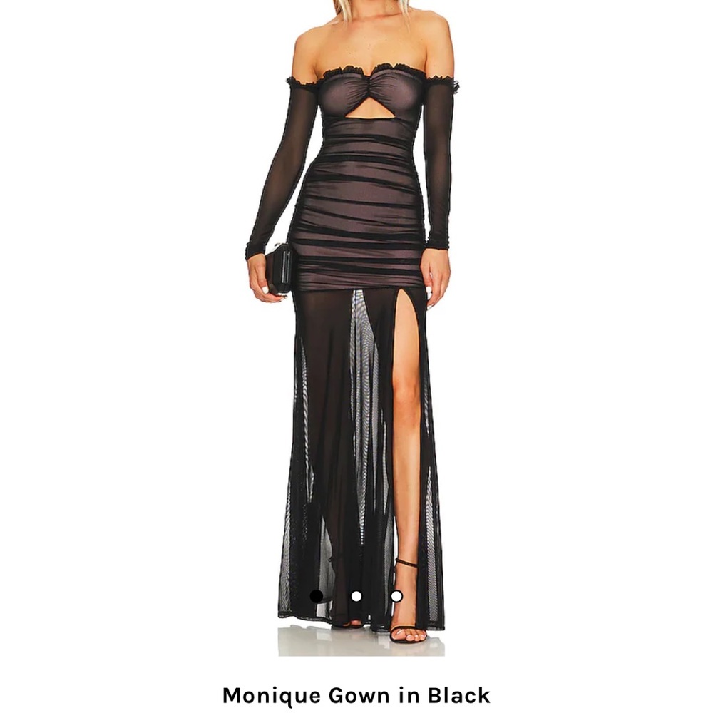 Revolve Majorelle Monique Gown in Black